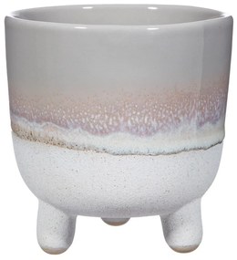 Sivý kvetináč Sass &amp; Belle Bohemian Home Mojave, ø 11,7 cm