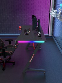 Herný stôl BG01 čierny 140 cm