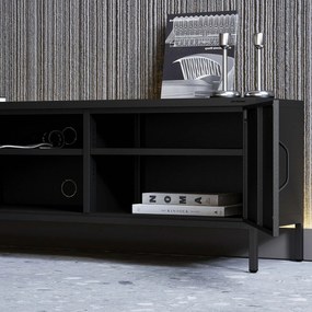 RTV skrinka XL ROSARIA 1700 x 400 x 500, čierna