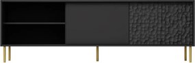 TV stolík Balle (čierna + zlatá). Vlastná spoľahlivá doprava až k Vám domov. 1049350