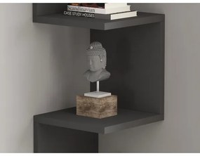 Polica NUVIA antracit