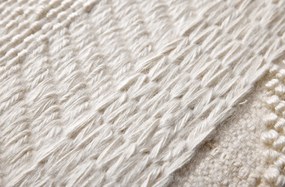 Diamond Carpets India, Ručne viazaný kusový koberec Winter DESP P88 Mohair White, 80x150, biela, obývacia izba
