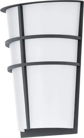 Eglo 94138 - LED Vonkajšie nástenné svietidlo BREGANZO 2xLED/2,5W/230V IP44