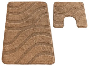 Sada kúpeľňových koberčekov Montana Symphony Light Brown