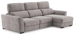 Univerzálna rohová rozkladacia trojmiestná pohovka s úložným priestorom TRENTO taupe