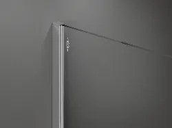 Mexen Kioto, sprchová zástena 90 x 200 cm, 8mm sklo s rebrovým vzorom, chrómový profil, 800-090-101-01-09
