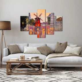 Obraz - Moulin rouge, Paríž, Francúzsko (150x105 cm)