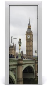 Fototapeta samolepiace na dvere Elizabeth Tower Londýn 75x205 cm