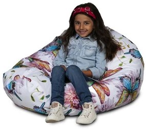 Sedací vak Sako Modern polyester TiaHome - Motýle