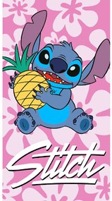 Carbotex Bavlnený froté uterák 30x50 cm - Lilo a Stitch maznáčik ananás