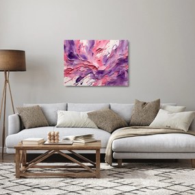 Sklenený obraz - Romantická abstrakcia (70x50 cm)