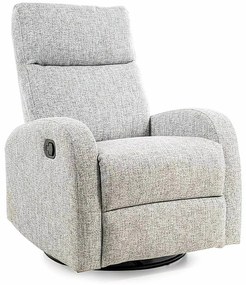 Polohovací houpací křeslo OLIMP šedé