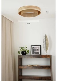 Brilagi - LED Stropné svietidlo MONTANA BOHO LED/26W/230V pr. 60 cm hnedá