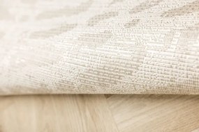 Koberec šnúrkový Haga 04787A krémový / béžový kruh