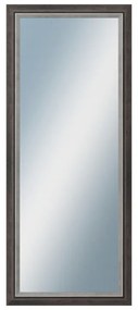 DANTIK - Zrkadlo v rámu, rozmer s rámom 50x120 cm z lišty AMALFI čierna (3118)