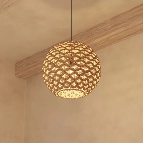 Atmosphera - Luster na lanku SAND 1xE27/40W/230V vodný hyacint