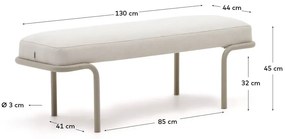 Béžová lavica Compo – Kave Home