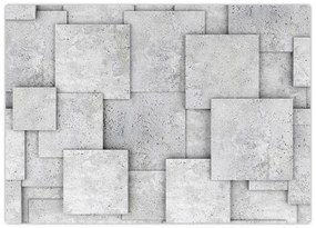 Obraz - Abstrakcia betónových kachličiek (70x50 cm)