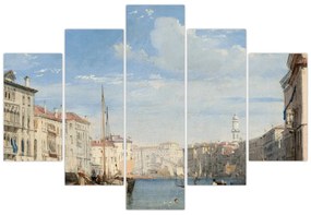 Obraz - Richard Parkes Bonington, The Grand Canal, reprodukcia (150x105 cm)