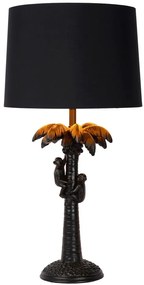 Lucide 10505/81/30 EXTRAVAGANZA COCONUT - Stolná lampa - priemer 30,5 cm - 1xE27 - Čierna