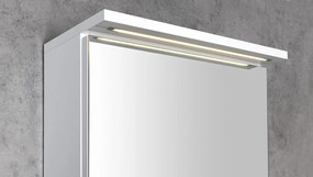 Aqualine Aqualine, KAWA STRIP Galérka s LED osvetlením 60x70x22cm, dub emporio, WGL36S