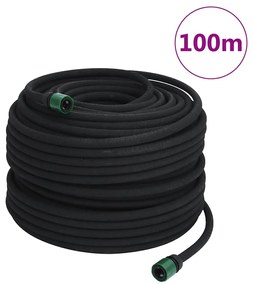 Záhradná priesaková hadica, čierna 0,6" 100 m, guma 155875