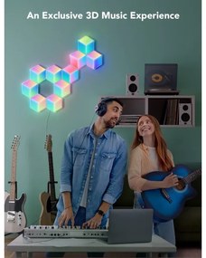 Govee - SADA 10x LED Svietidlo Glide Hexa Pro LED Smart RGBIC Wi-Fi