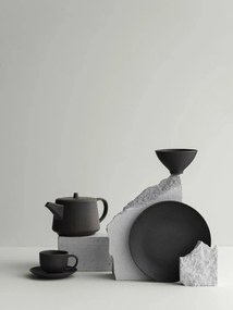 Tmavohnedý dezertný keramický tanier ø 21 cm Kumi – Blomus