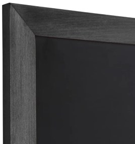 Drevená tabuľa 56 x 170 cm, čierna