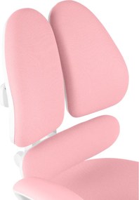 Detská rastúca stolička Neoseat KIDDY TWO — látka, prateľný poťah, ružová