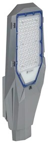 Stmievateľná LED uličná lampa so solárnym panelom LED/200W/20000 mAh 6500K IP65 sivá