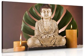 Obraz Budha s relaxačným zátiším Varianta: 90x60