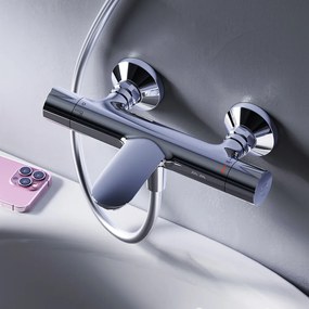 Vaňová a sprchová batéria AM.PM Like FLA50000 termostat, chróm