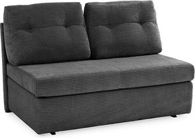 Rozkladacia pohovka Torben, šedá štrukturovaná látka