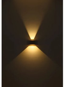 Globo 15553W1W - LED Nástenné svietidlo ALINA LED/8W/230V hnedá