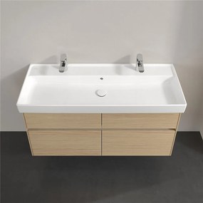 VILLEROY &amp; BOCH Collaro závesná skrinka pod umývadlo, 4 zásuvky, s LED osvetlením, 1154 x 444 x 546 mm, Nordic Oak, C012B0VJ