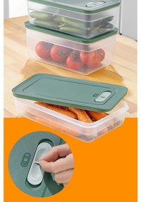 Sada 3 ks potravinových boxov HUL zelená