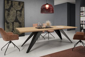 Rozkladací jedálenský stôl MASON Rozmer stola: rozmer 140cm