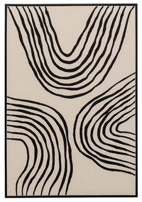 Artistic Bow obraz krémovo-čierny 70x110 cm