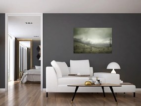 Obraz krajiny pred búrku (90x60 cm)