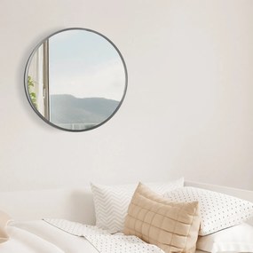 Nástenné zrkadlo Elsie M 323824 - 45x45 cm - Strieborná