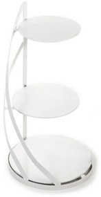 Kovový servírovací podnos Nowell White, 38x60 cm