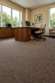 Timzo, Koberec metráž Mammut 8016 hnedý, na mieru, šíře 4m, hnedá, ab (mriežka), chodba / predsieň