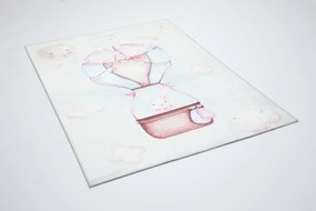 Detský koberec KIDS 2403177N obdĺžnikový – mäkký polyester Rozmer: 80x150 cm