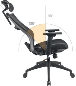 Yenkee - Kancelárska stolička čierna