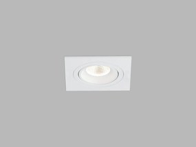 LED2 Zápustné stropné LED osvetlenie 191N, 6W, teplá biela, štvorcové, biele