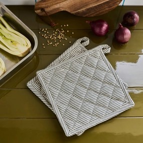 House Doctor Chňapka Chef Dark Grey – sada 2 ks