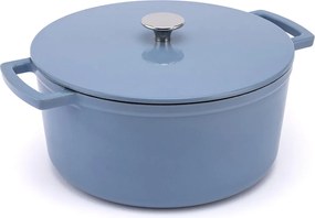 Elmich Smaltovaný liatinový hrniec Ember 24 cm modrý