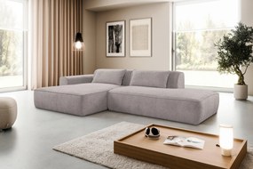 XXXLutz ROHOVÁ SEDAČKA, kompozitné drevo, plast, textil, sivá MID.YOU - Sedačky - 000694009633