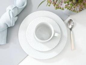 Kávový servis (18 dielov) Polo, biely